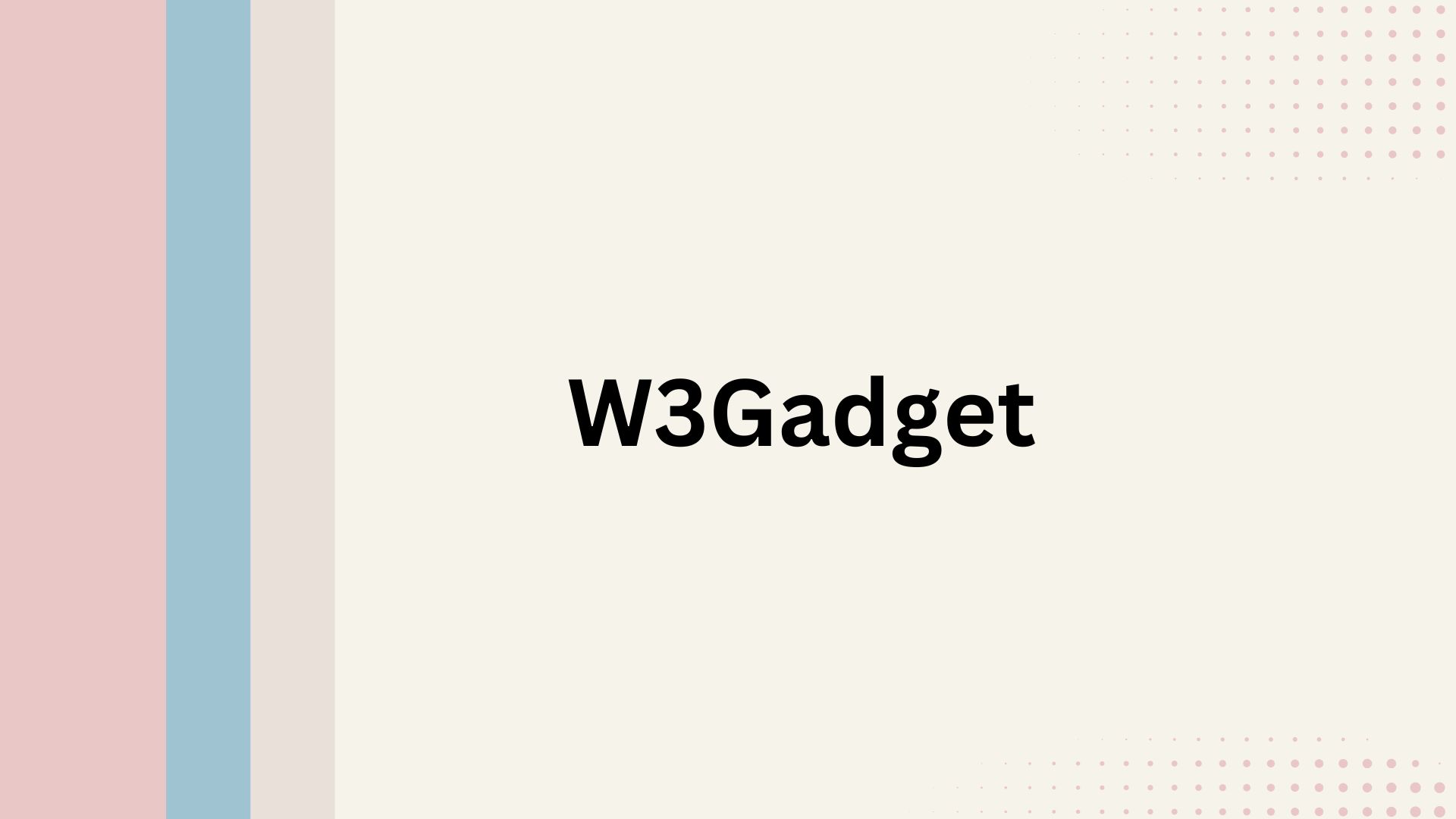 w3gadget